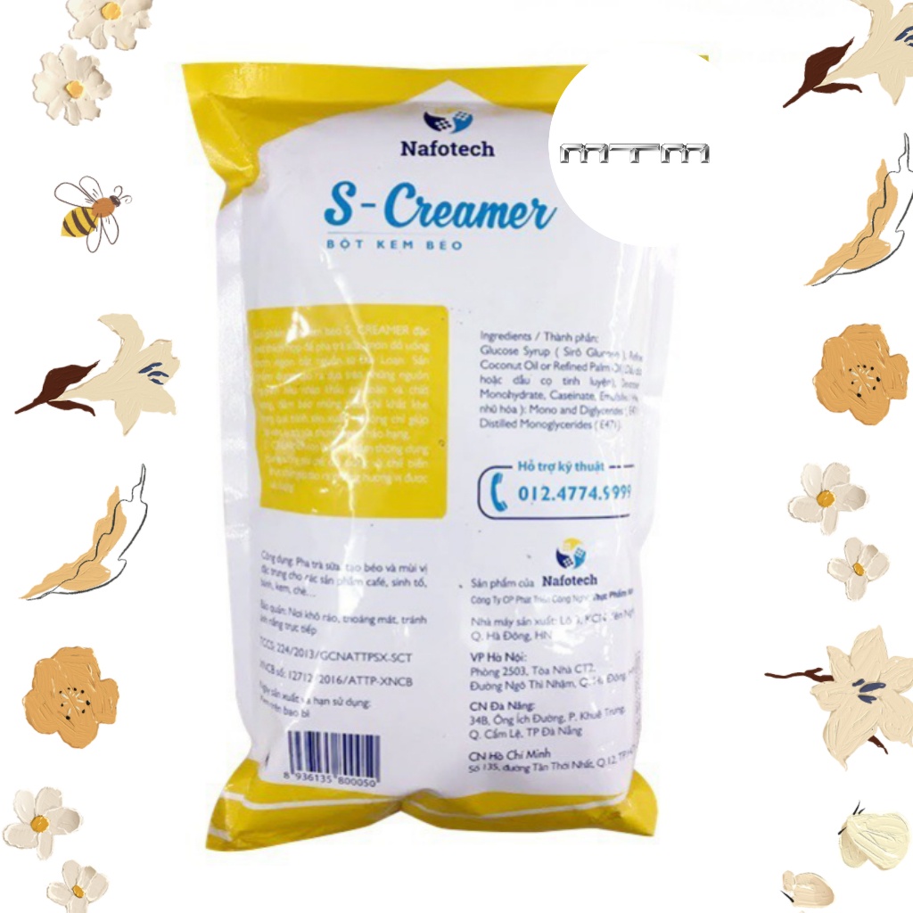 Bột Sữa Béo S-Creamer Pha Trà Sữa Đài Loan 1kg