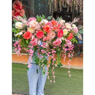 Cắm hoa bục Bác Hồ - bục phát biểu FG23122