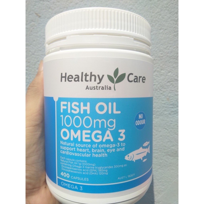 DẦU CÁ FISH OIL HEALTHY CARE OMEGA 3 1000 MG