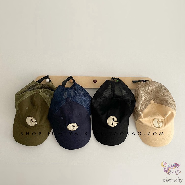 Mũ Lưỡi Trai Thêu Chữ Phong Cách Hàn Quốc Cho Bé