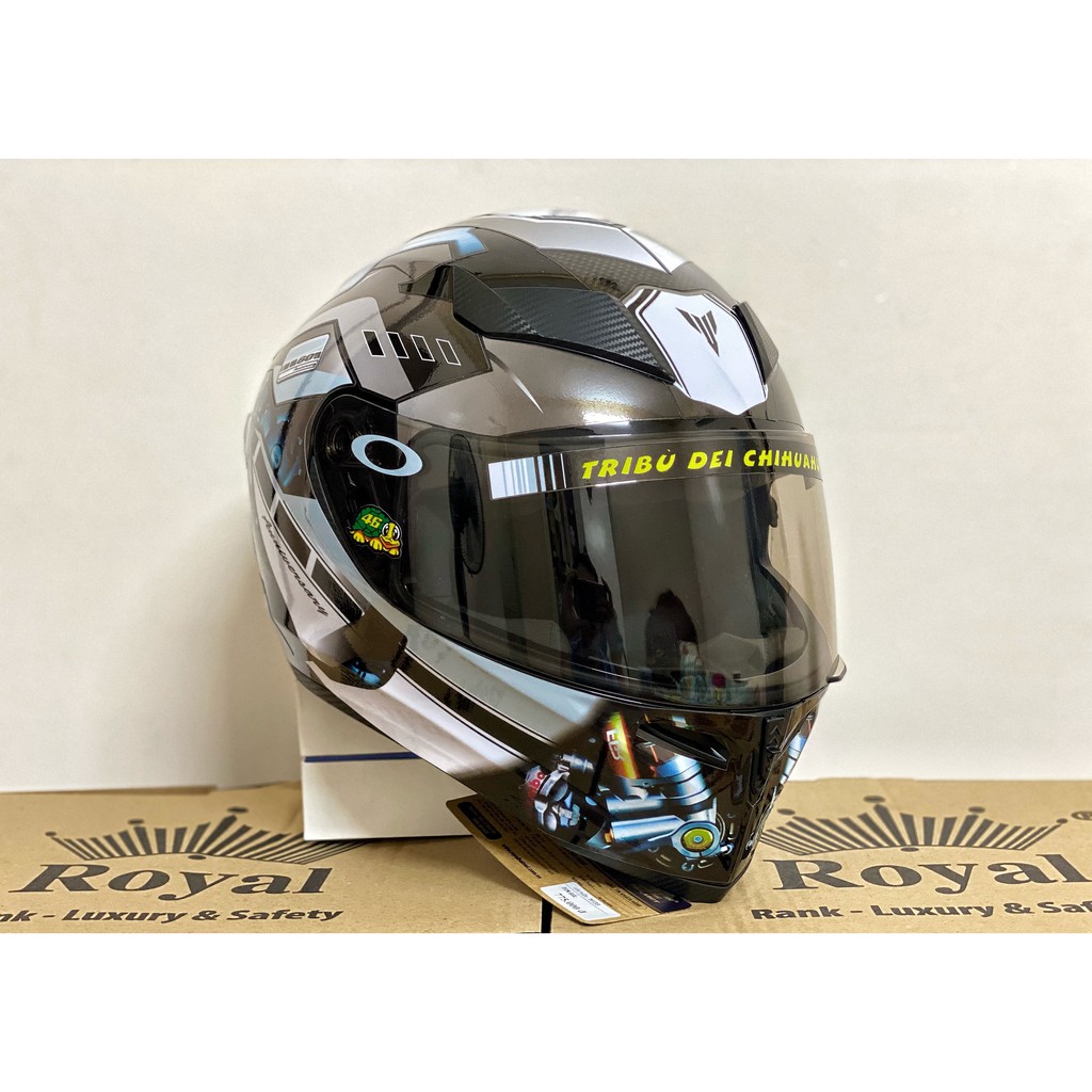 MŨ BẢO HIỂM FULLFACE M138B 1 KÍNH ĐEN BÓNG LÊN TEM TRÙM XÁM CỰC ĐẸP, BH 12 THÁNG, MUA 1 mũ  TẶNG 1 quà