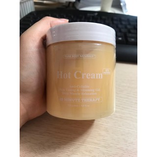 Kem tan mỡ và giảm đau cơ Pure Body Naturals Hot Cream 250g