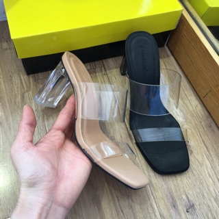 Guốc quai trong 8p gót trong cực đẹp
