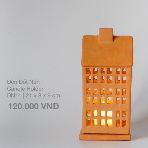 Đèn Đốt Nến - Ngôi Nhà Có 3 Tầng - DN11