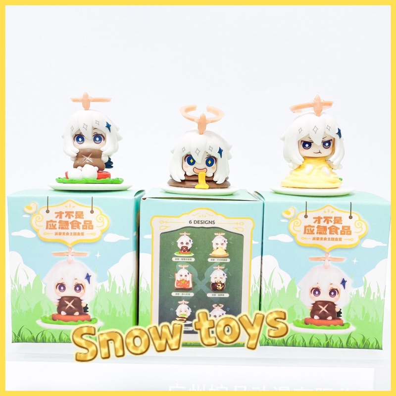 Mô hình genshin impact chibi - mô hình Paimon 6cm bằng PVC cao cấp, có box