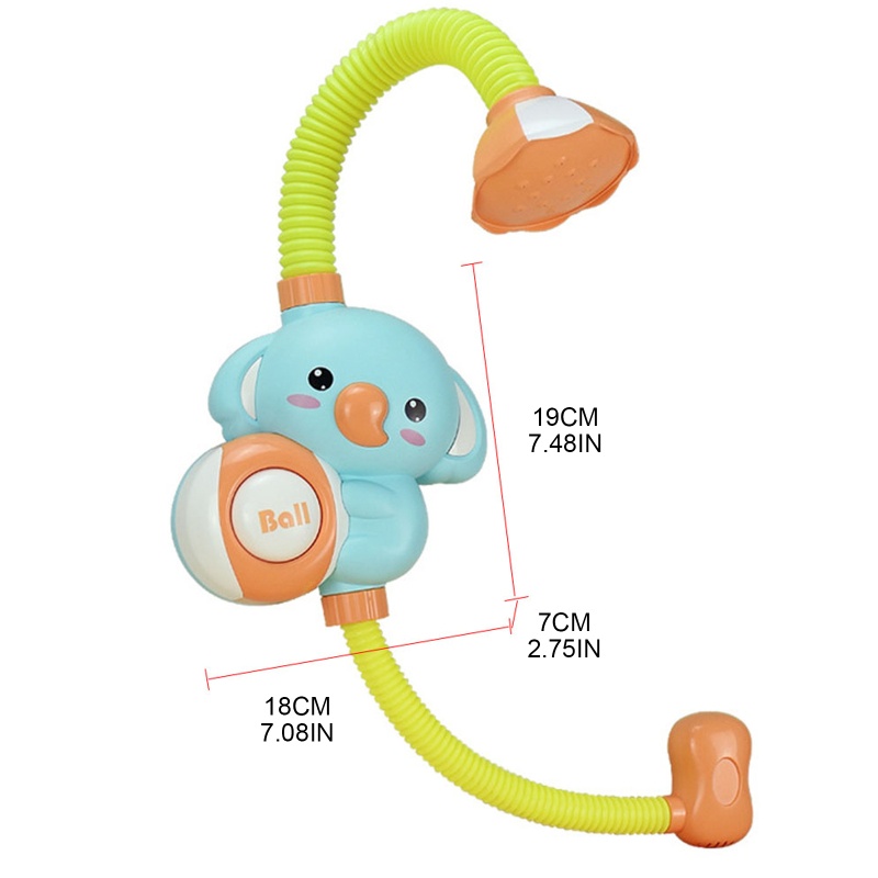 Vòi Hoa Sen Hình Voi Hoạt Hình Có Thể Tháo Rời Cho Bé