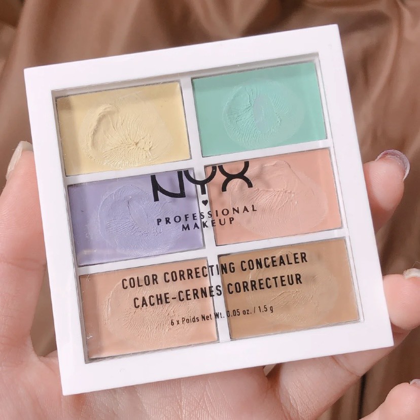 BẢNG KEM CHE KHUYẾT ĐIỂM 6 Ô NYX COLOR CORRECTING CONCEALER