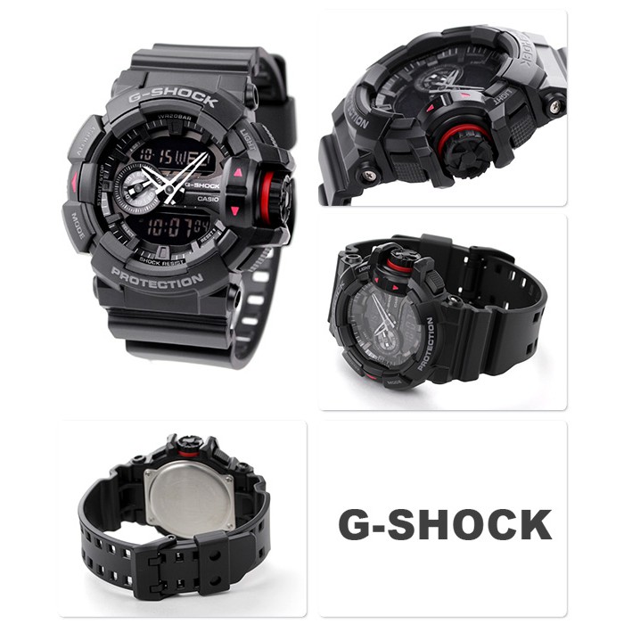 Đồng hồ thể thao nam nữ G-Shock GA-400-1B Full phụ kiện