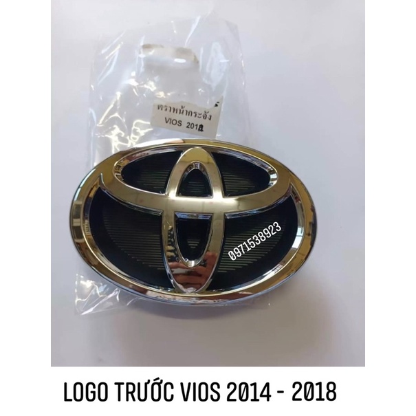 CHỮ NỔI GALANG TRƯỚC TOYOTA VIOS 2014-2018 CAO CẤP 75301-0D060