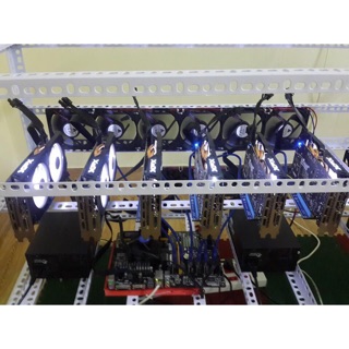 Dàn 6 fan server 12v tháo máy bộ