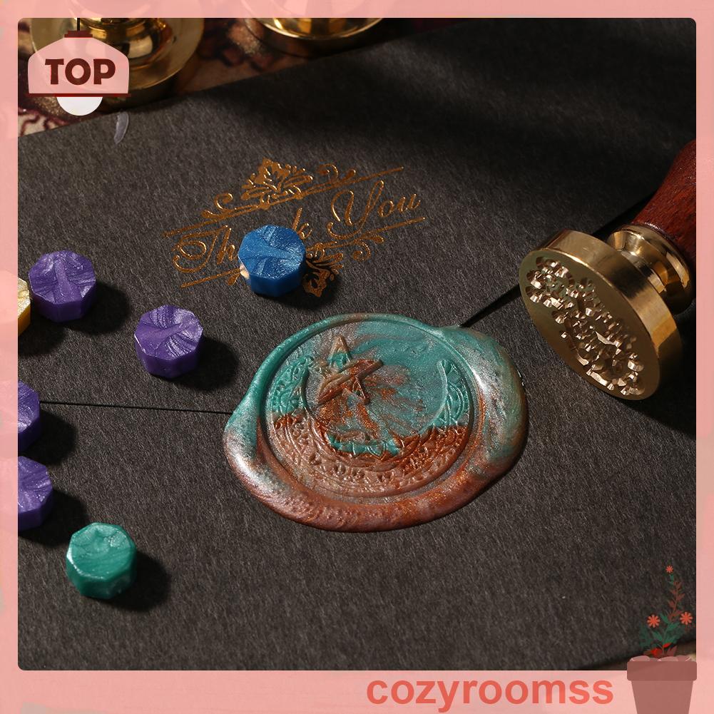 Túi 100 viên sáp đóng dấu niêm phong bì thư phong cách cổ điển