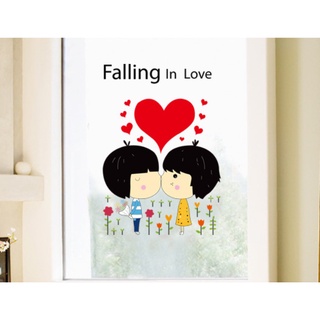 Decal dán tường trang trí - CẶP ĐỔI NHIỀU MẪU