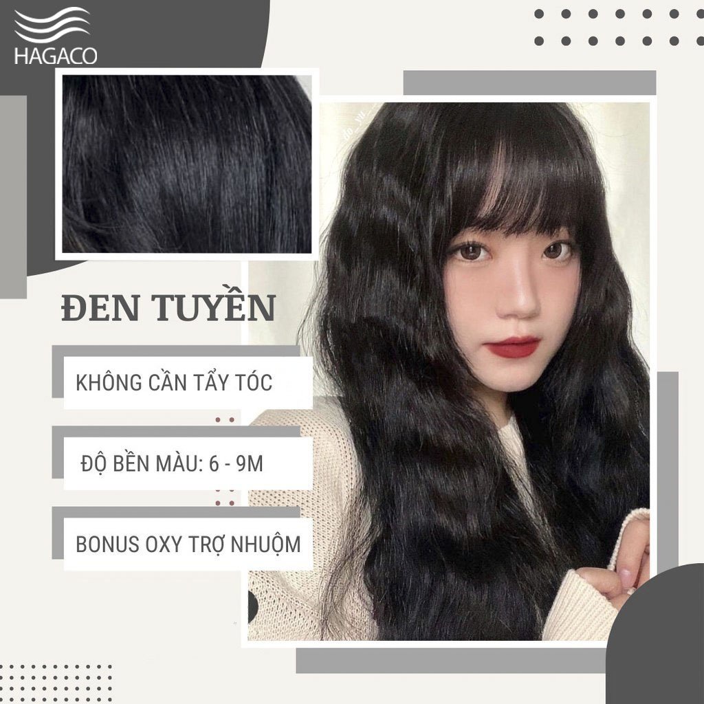 (Giá Salon) Thuốc nhuộm tóc Nhật tự động cân bằng màu nhuộm tóc bạc hương thơm cafe