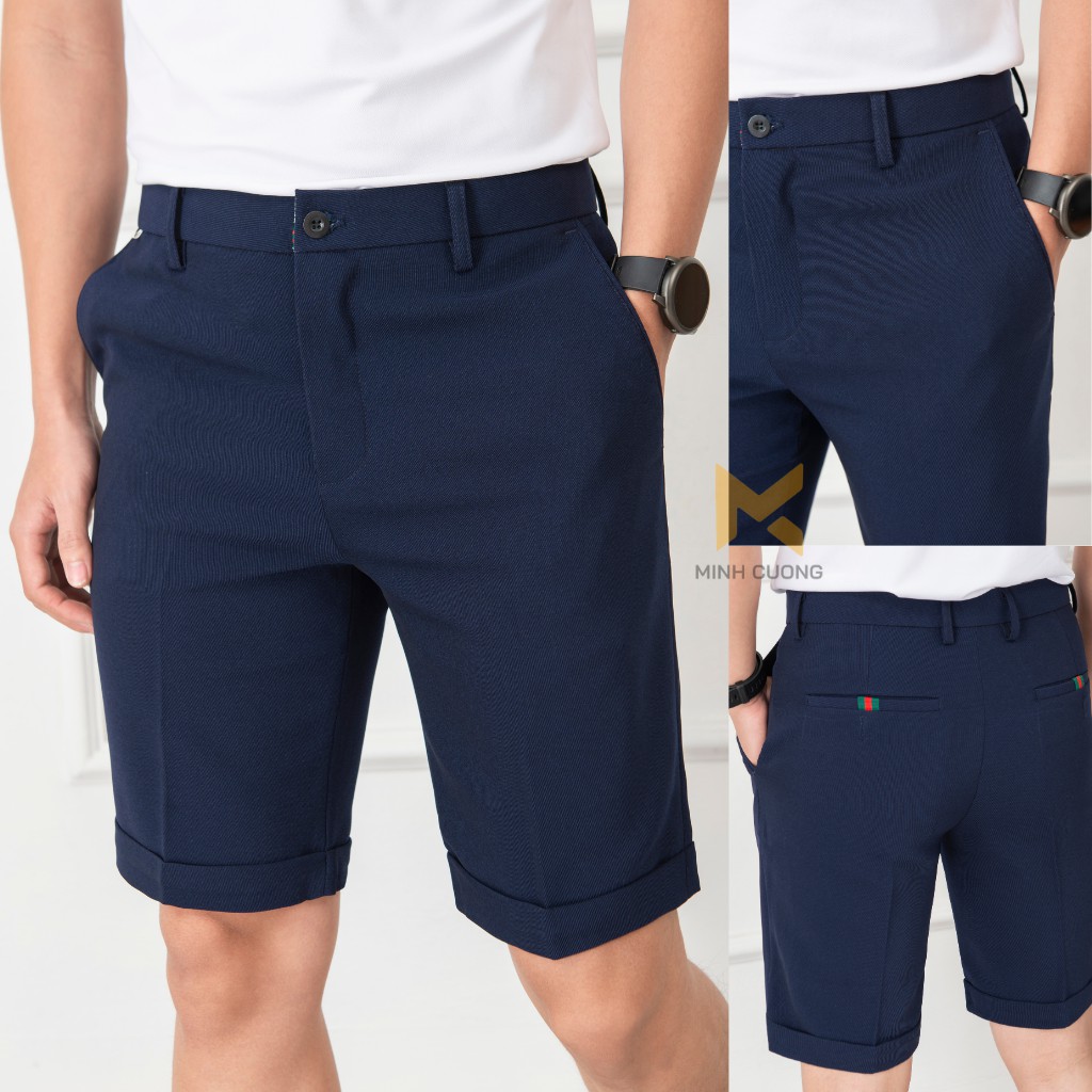 Quần âu ống ngắn, dáng ôm, chất vải co giãn 4 chiều, may kỹ cẩn thận, phong cách dạo phố | BigBuy360 - bigbuy360.vn