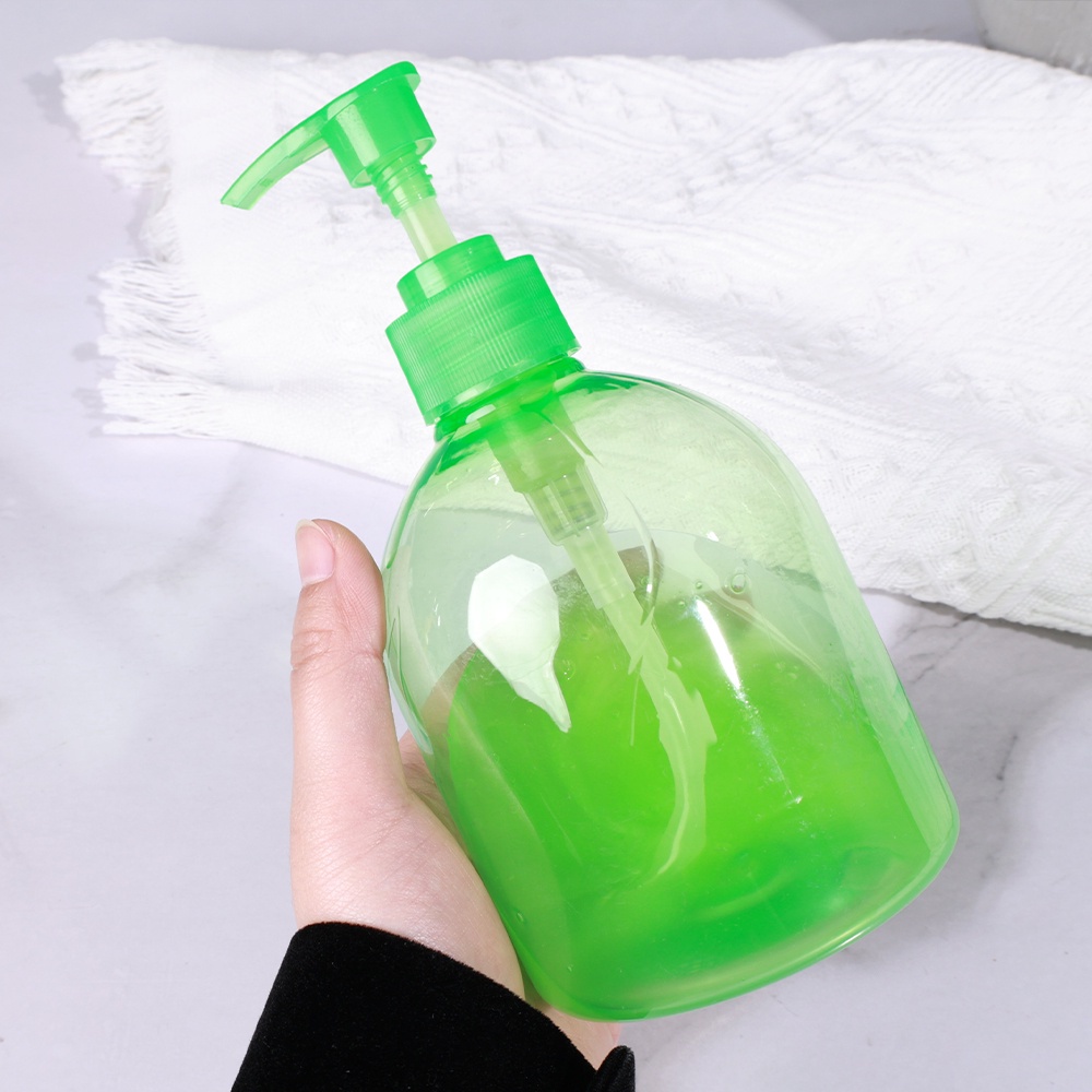 Chai Rỗng 500ML Dạng Bơm Dùng Đựng Sữa Tắm / Sữa Dưỡng Thể Màu Sắc Ngẫu Nhiên