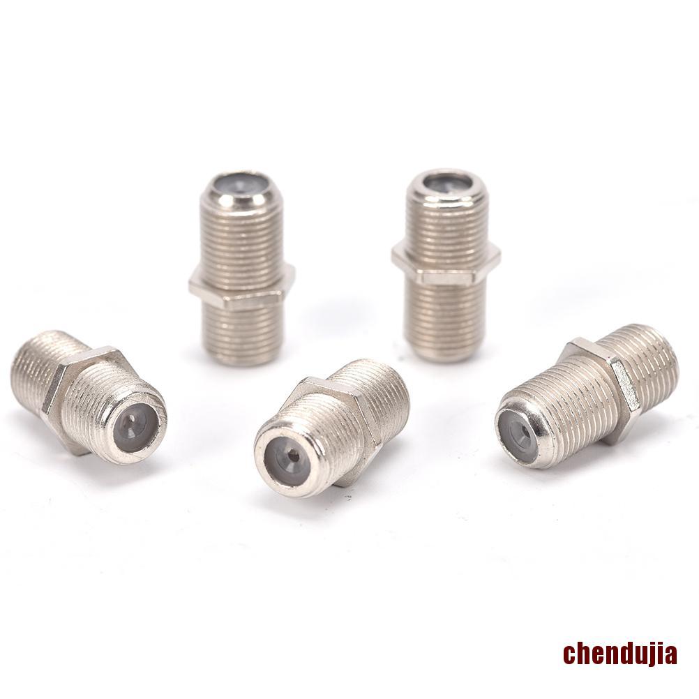 Set 10 Đầu Nối Cổng F / F Jack Rg6 | BigBuy360 - bigbuy360.vn