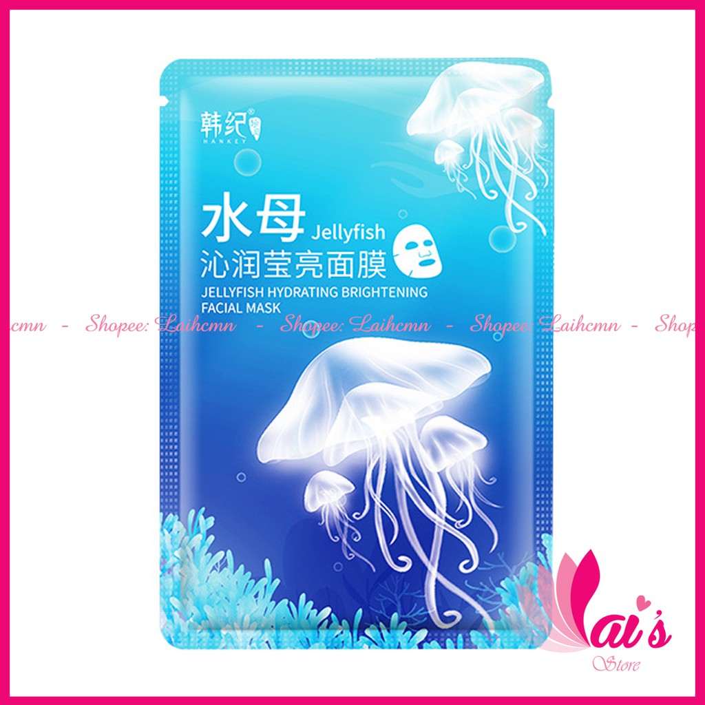 Mặt Nạ Sứa Biển Hankey Jellyfish Mask Dưỡng Ẩm, Kiểm Soát Dầu, Tái Tạo Da, Sáng Hồng Nội Địa Trung Chính Hãng