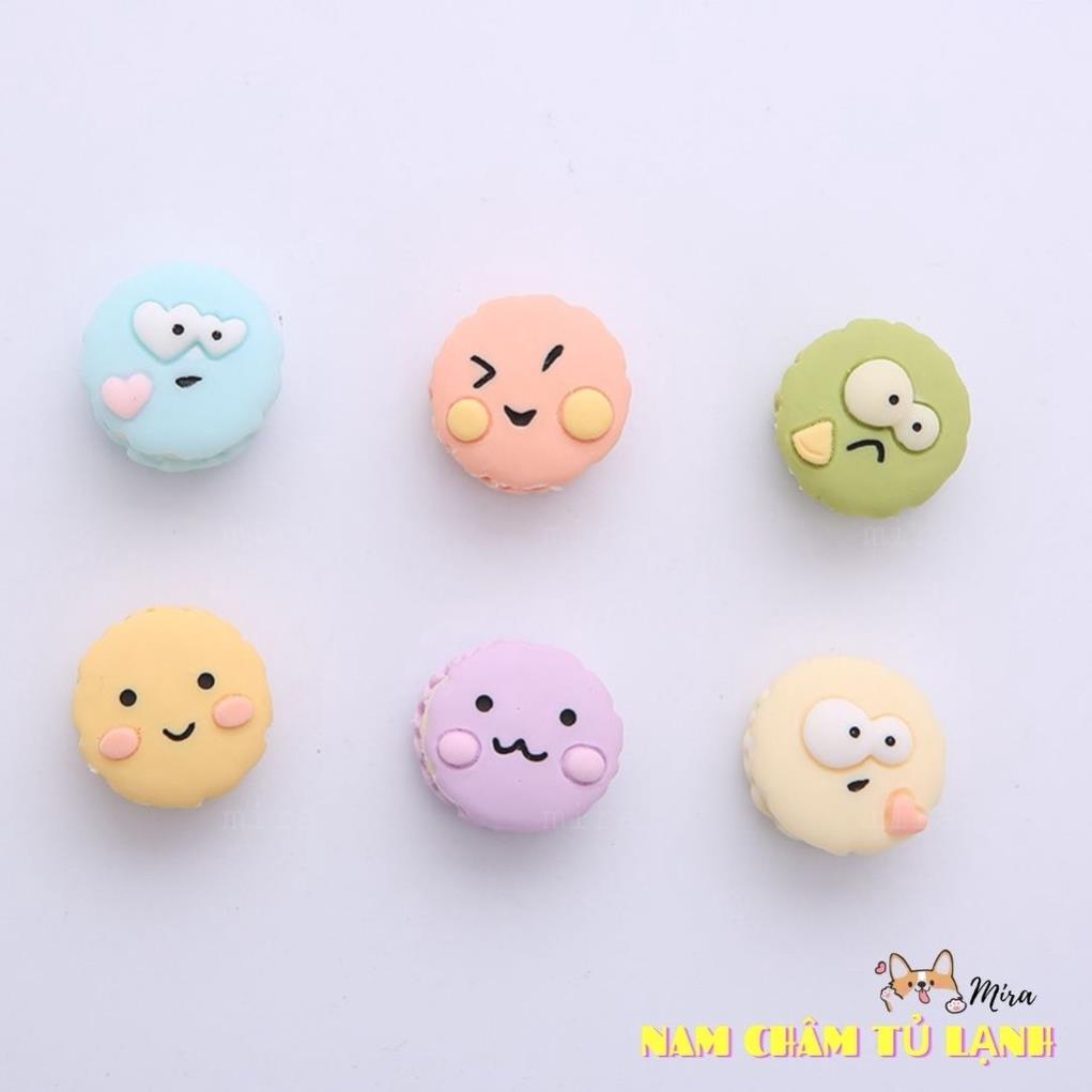 Nam Châm Tủ Lạnh 3D Bánh Macaron Mini Trang Trí Bàn Học, Bàn Làm Việc, Đính Note MIRA-3D68001