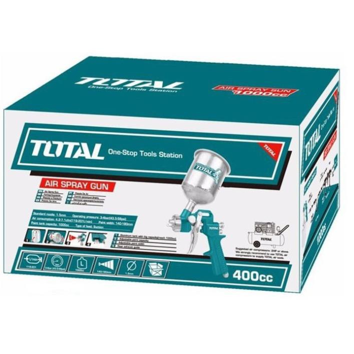 Bộ dụng cụ phun sơn Súng phun sơn Total TAT10402 400cc