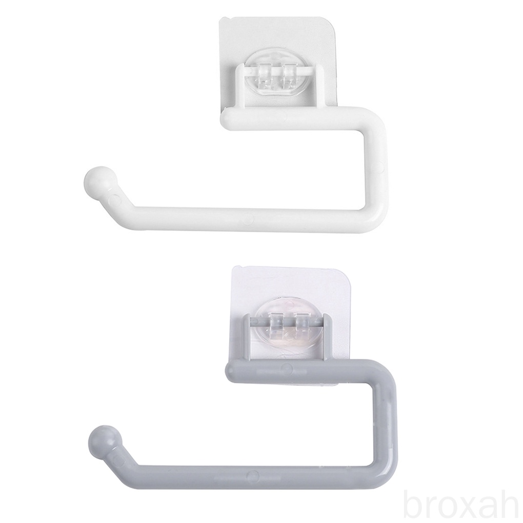 Giá đỡ cuộn giấy vệ sinh bằng nhựa gắn tường tiện dụng cho nhà bếp/ nhà tắm