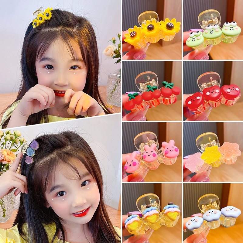 Kẹp Tóc Kiểu Dáng Hoạt Hình Dễ Thương 2022 Cho Bé