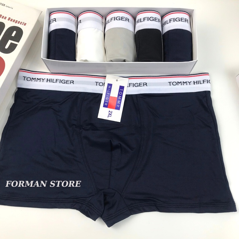 Hộp 5 Quần Lót Nam Boxer Thun Lạnh , Quần Sịp Đùi Nam Thoáng Mát Thấm Hút Mồ Hôi - FORMAN STORE