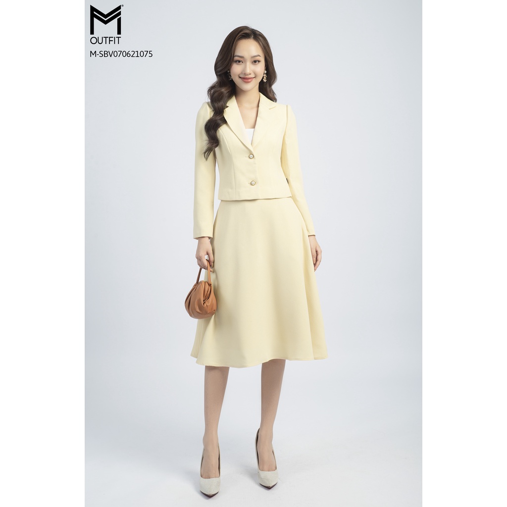 Set tay dài, cổ vest MMOutfit M-SBV070621075