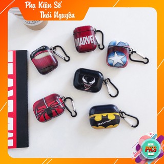 Vỏ bao airpod - case airpod 1/ 2 airpods pro imd batman - venom- marvel -captain - người nhện - supermen