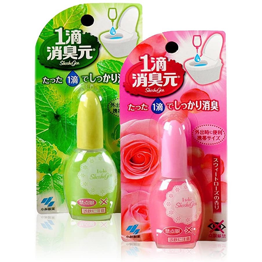 Nước nhỏ thơm bồn cầu Kobayashi Shoshugen 20ml (2 mùi hương)