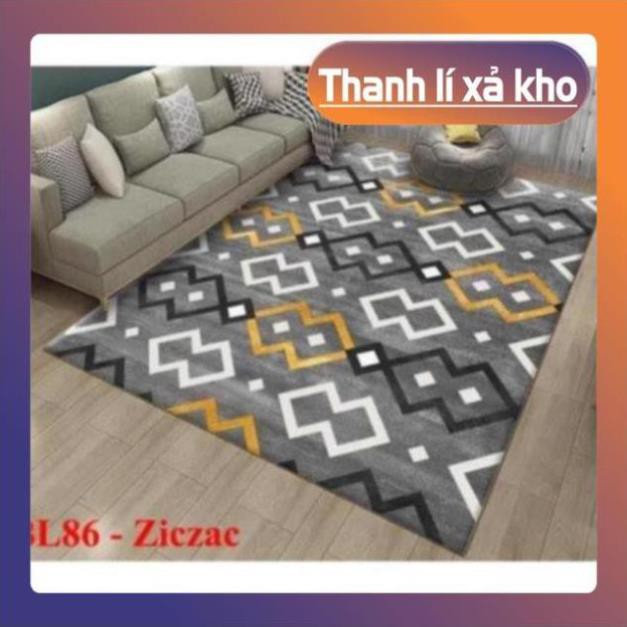 chăn ga giá rẻ Thảm trải sàn Sofa trang trí phòng khách Bali in 3D Nhung nỉ lì cao cấp phong cách hiện đại BL107