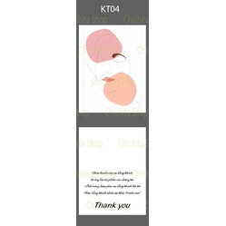 [Giá Tại Xưởng] 100 cái tag bìa treo khuyên, thẻ treo bông tai, Earring hang tags 7x5.4cm hàng có sẵn