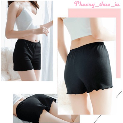 Quần mặc trong váy, Quần bảo hộ trong váy thun cotton co dãn 4 chiều | BigBuy360 - bigbuy360.vn