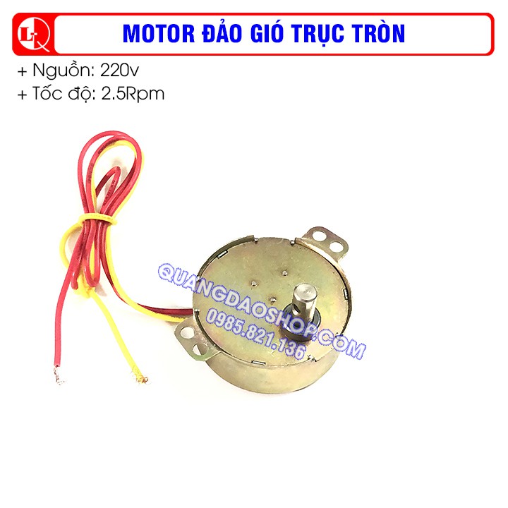 MOTOR ĐẢO GIÓ QUẠT HƠI NƯỚC, LOẠI TRỤC TRÒN - MOTOR SWING