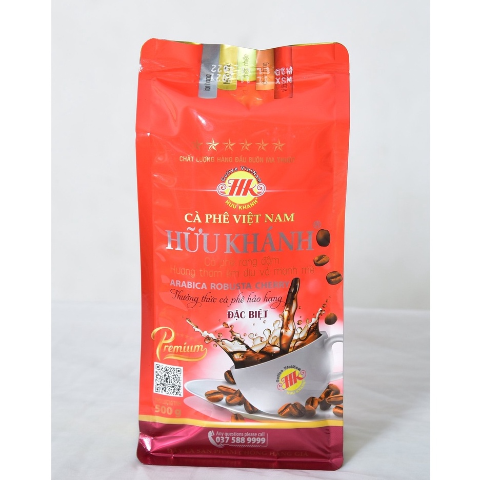 Cà phê bột Hữu Khánh CAO CẤP - HK 6 SAO Đặc Biệt (500gr) - HK ĐẲNG CẤP | BigBuy360 - bigbuy360.vn