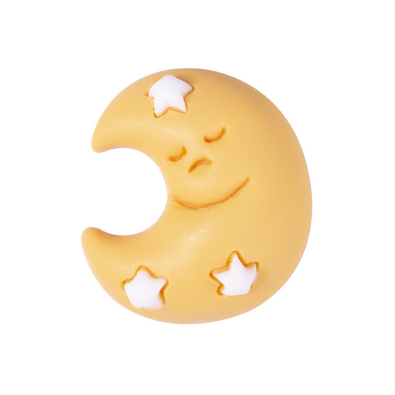 Set 20 phụ kiện resin trang trí thủ công họa tiết trăng/sao/đám mây hoạt hình xinh xắn