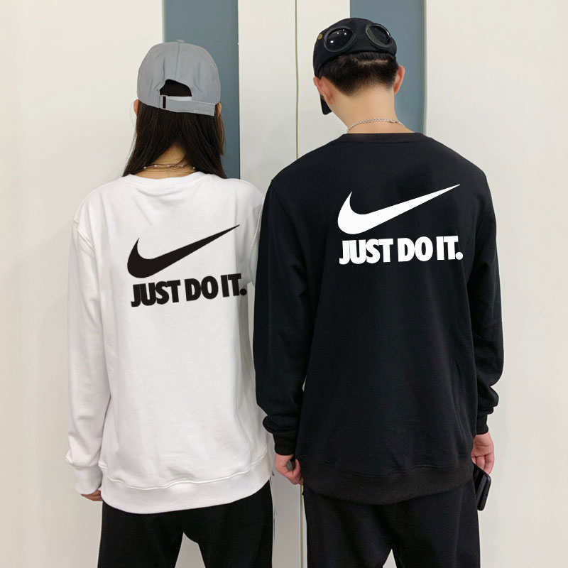 Áo Thun Dài Tay In Logo Nike Thời Trang Cho Các Cặp Đôi