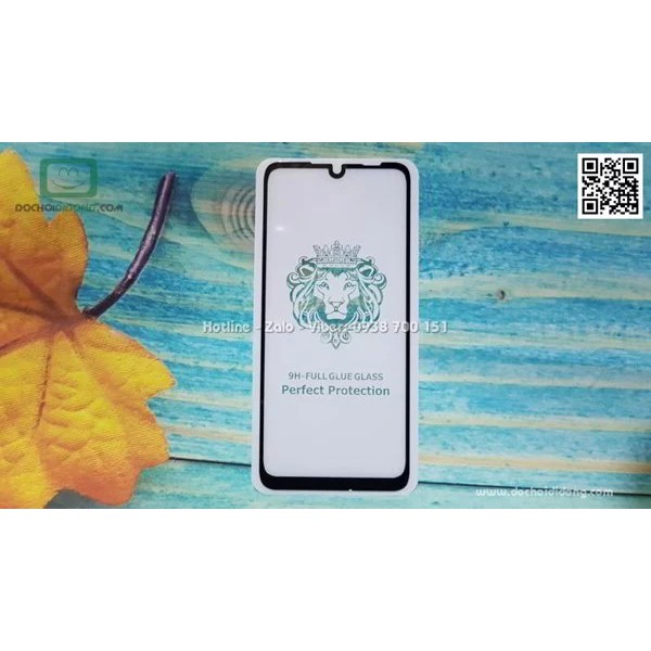 Miếng dán cường lực Xiaomi Redmi Note 7 full màn hình Zacase full keo