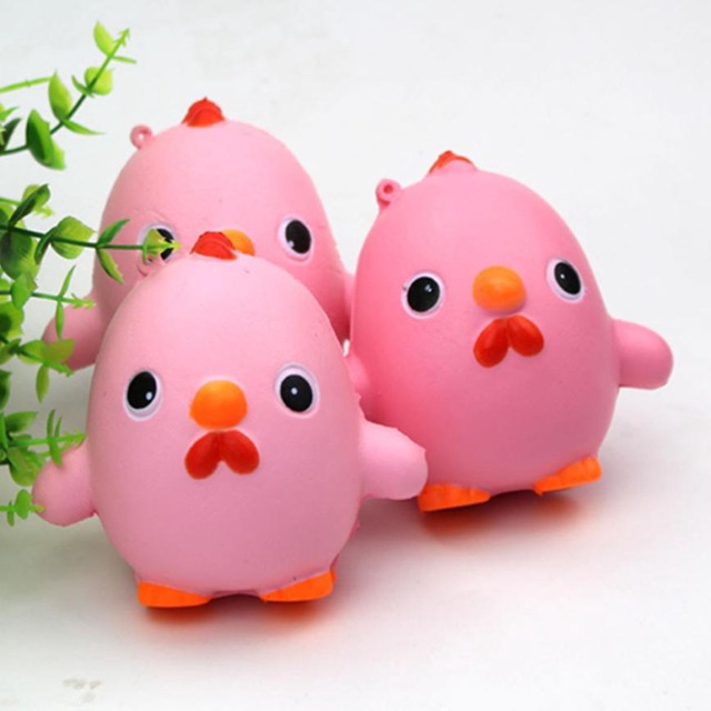 Đồ Chơi Squishy Hình Gà Con 11cm Dễ Thương 5.17