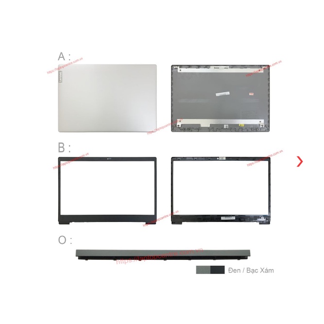 Thay vỏ laptop Lenovo Ideapad S145-15API S145-15IWL 340C-15IGM