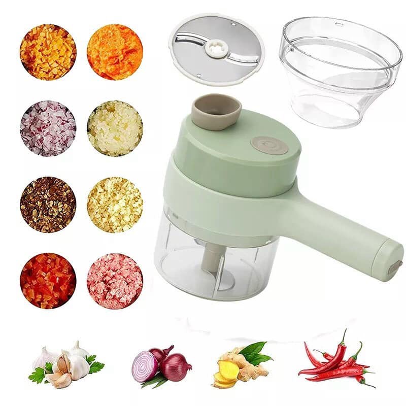Máy cắt lát thực phẩm, tỏi, ớt cầm tay đa năng