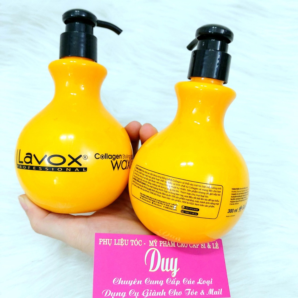 Wax Tạo Nếp Tóc LAVOX COLLAGEN 300ml