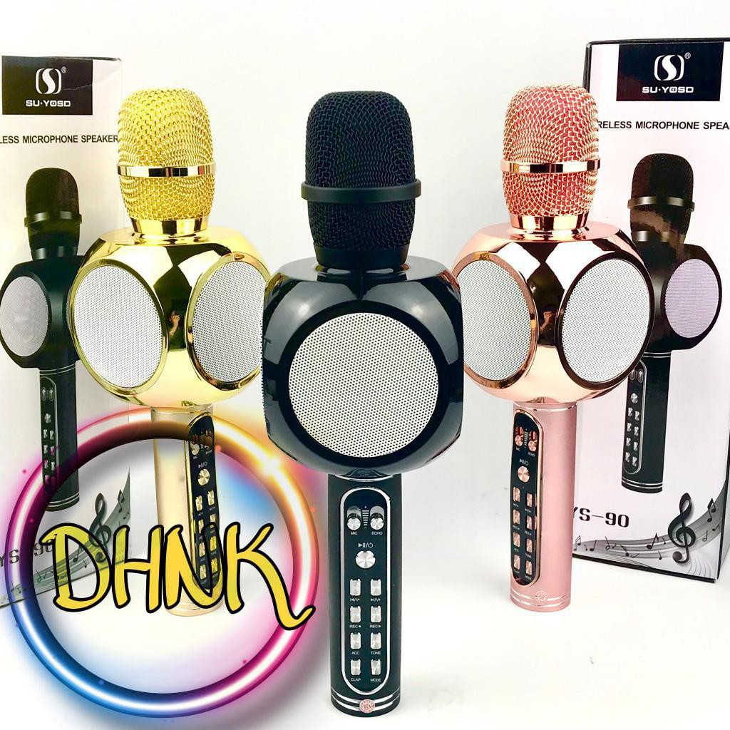 (BIG-SALE) MICRO KARAOKE BLUETOOTH YS90 - BẢO HÀNH 1 ĐỔI 1