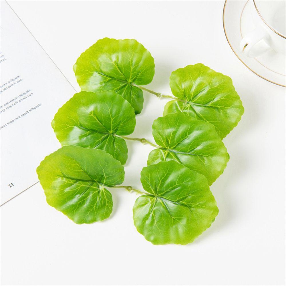 Set 20 Lá Cây Giả Trang Trí Không Gian Xanh