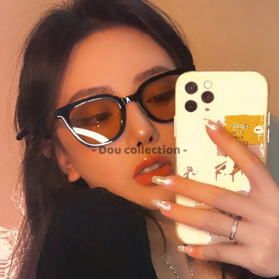 Kính Mát  Cao Cấp Hình Vuông Retro Gọng Nhựa Phong Cách Hàn Quốc - Carl Fitow - Mã MK036