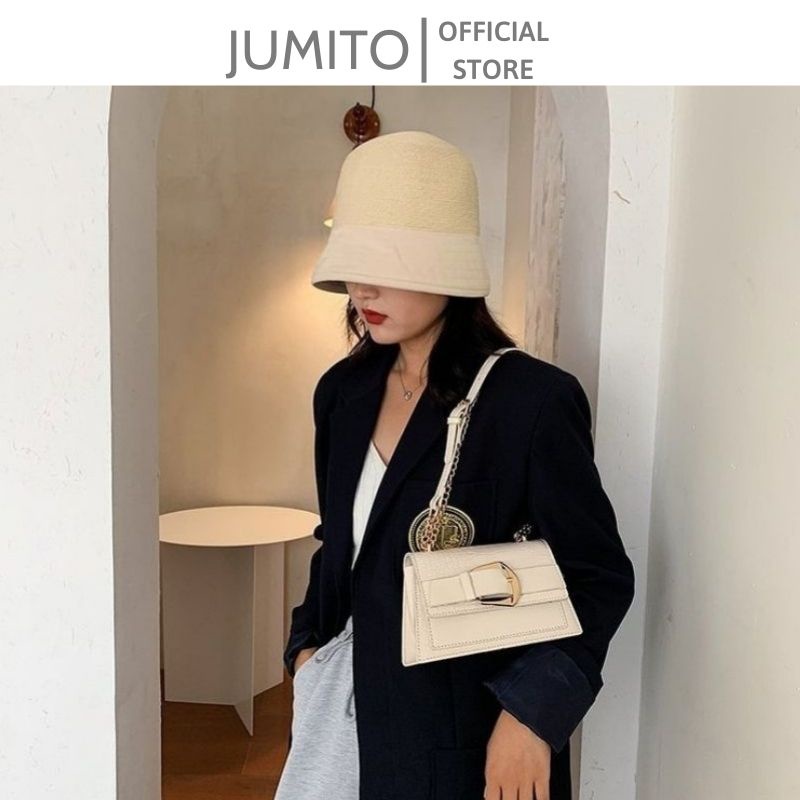 Túi xách nữ ped.ro đeo chéo đeo vai khuy lệch vân sấu đẹp hàng xuất xịn JUMITO SA1244