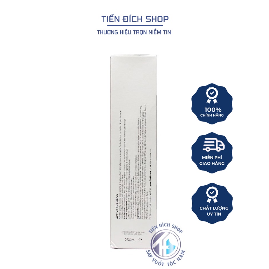 Dầu gội đầu Fit Active Shampoo 250ml chính hãng