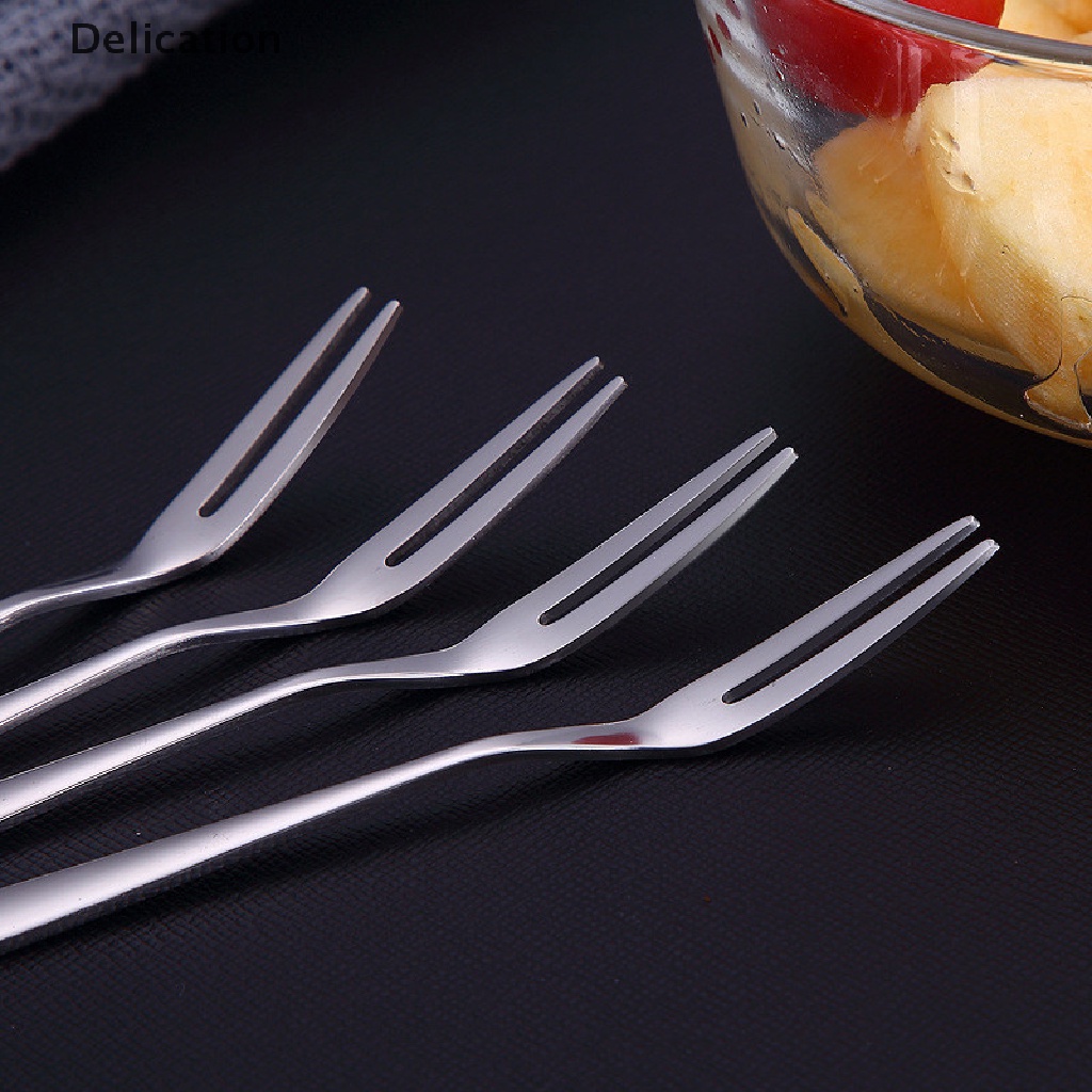 Bộ 6 nĩa thép không gỉ ăn trái cây cao cấp