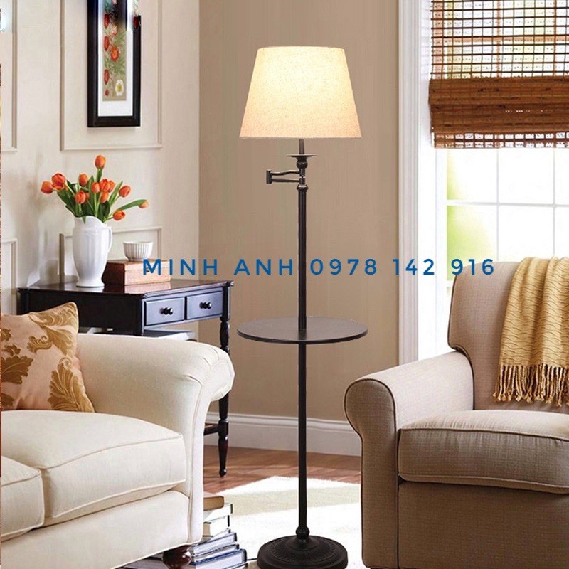 Đèn Cây Đứng Trang Trí Phòng Khách Phòng Ngủ Đọc Sách DC531 Minh Anh Lighting Tặng Kèm Bóng LED Siêu Bền
