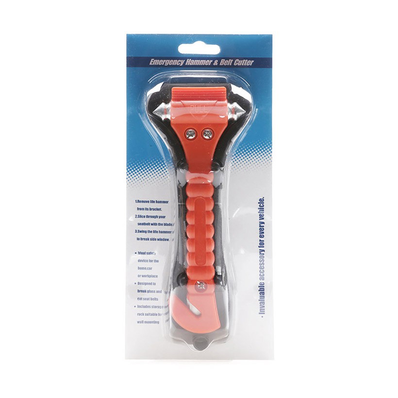 Búa Thoát Hiểm 2 Đầu Kèm Dao Cắt Dây An Toàn CIND 835 Nhập Khẩu Chính Hãng