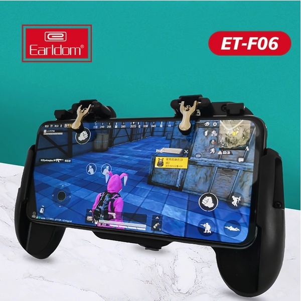 🛑CHÍNH HÃNG EARLDOM🛑 Tay Cầm Chơi Game Tản Nhiệt Điện Thoại & Phụ Kiện Nút Bắn PUBG Chơi Liên Quân PUG MOBA LOL